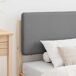 Estructura de cama simple para adultos 95x205 Estructura de cama simple para adultos 95x205 Blanco/ Gris Claro