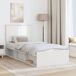 Estructura de cama individual para adultos Estructura de cama individual para adultos Blanco