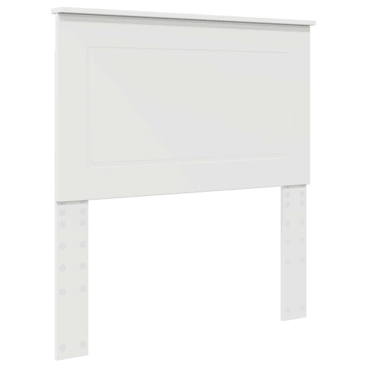 Estrutura de cama de solteiro para adultos - Branco 90 x 200 cm Madeira de Pinheiro Sólida
