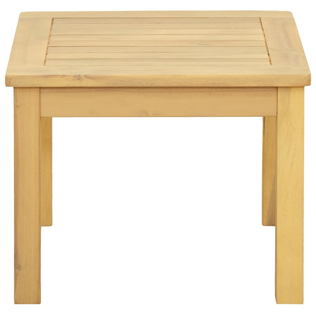 Mesa de café - mesa de centro - mesa baja acacia clara 45 x 45 x 36 cm