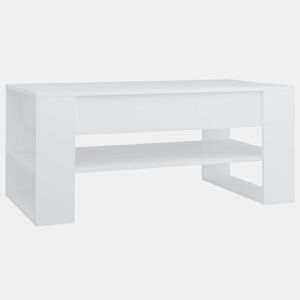 Mesa de Centro, Mesa baixa, 102x55x45 cm madeira processada branco
