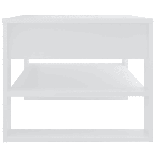 Mesa de Centro, Mesa baixa, 102x55x45 cm madeira processada branco
