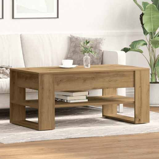 Mesa de Centro, Mesa baixa, Carvalho Artesanal 102 x 55 x 45 cm