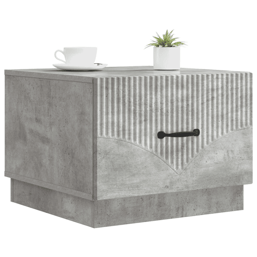 Mesa de Centro, Mesa baixa, com gaveta Cinzento Cimento 49 x 50 x 37 cm