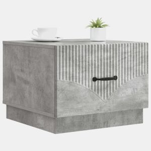Mesa de Centro, Mesa baixa, com gaveta Cinzento Cimento 49 x 50 x 37 cm