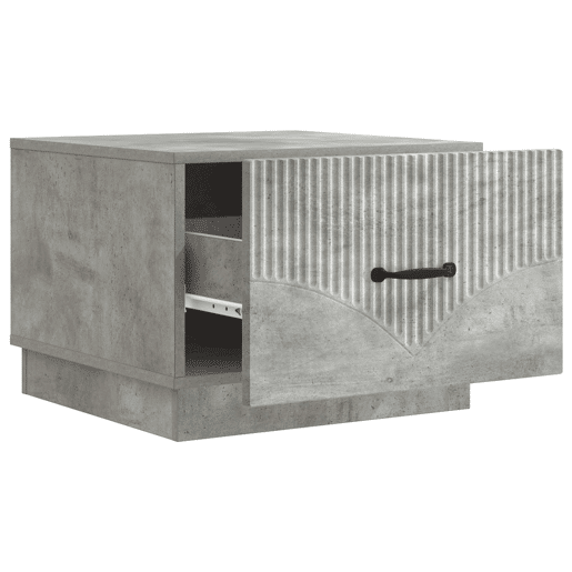 Mesa de Centro, Mesa baixa, com gaveta Cinzento Cimento 49 x 50 x 37 cm