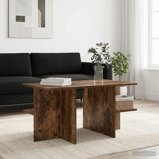 Mesa de Centro, Mesa baixa, Carvalho Fumado 87 x 50 x 45 cm