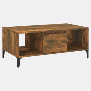 Mesa de Centro, Mesa baixa, 90x50x36,5 cm derivados madeira carvalho fumado