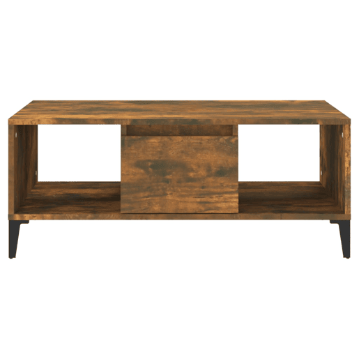 Mesa de Centro, Mesa baixa, 90x50x36,5 cm derivados madeira carvalho fumado