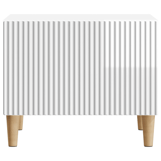 Mesa de Centro, Mesa baixa, com gaveta Branco Brilhante 49 x 50 x 40 cm