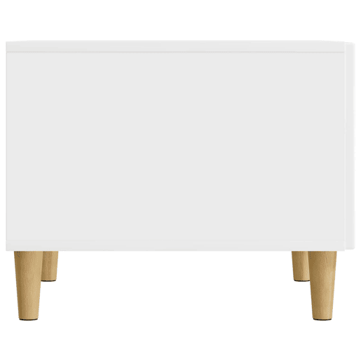 Mesa de Centro, Mesa baixa, com gaveta Branco Brilhante 49 x 50 x 40 cm