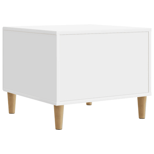 Mesa de Centro, Mesa baixa, com gaveta Branco Brilhante 49 x 50 x 40 cm