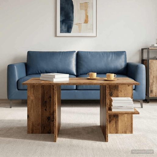 Mesa de Centro, Mesa baixa, Madeira antiga 87 x 50 x 45 cm