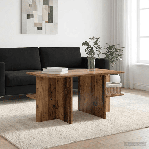 Mesa de Centro, Mesa baixa, Madeira antiga 87 x 50 x 45 cm