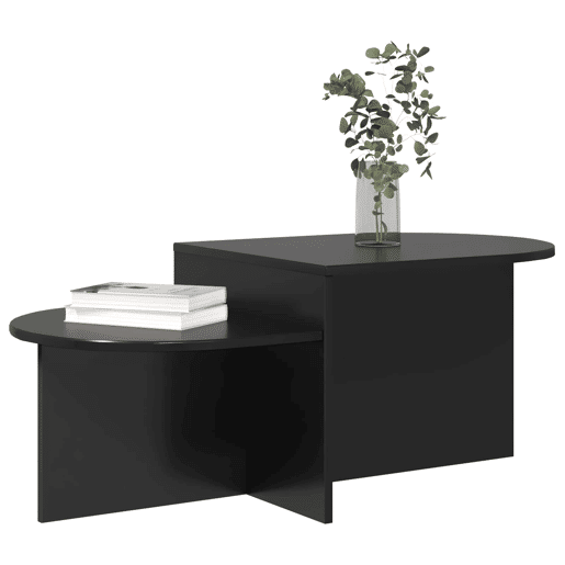 Mesa de Centro, Mesa baixa, Carvalho Preto 100 x 50 x 40 cm