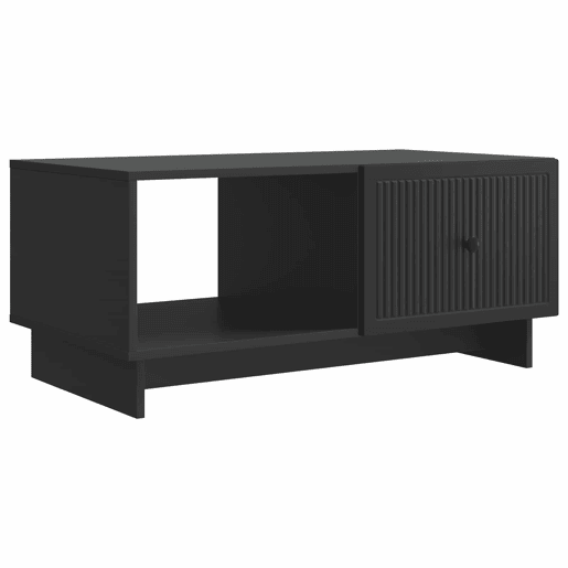 Mesa de Centro, Mesa baixa, Preto 90 x 50 x 40 cm Derivados de Madeira