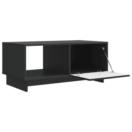 Mesa de Centro, Mesa baixa, Preto 90 x 50 x 40 cm Derivados de Madeira