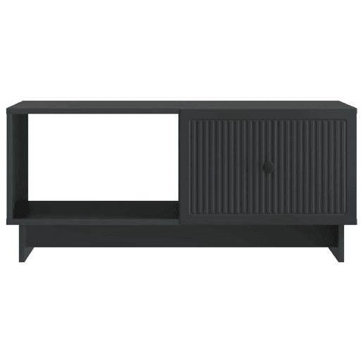 Mesa de Centro, Mesa baixa, Preto 90 x 50 x 40 cm Derivados de Madeira