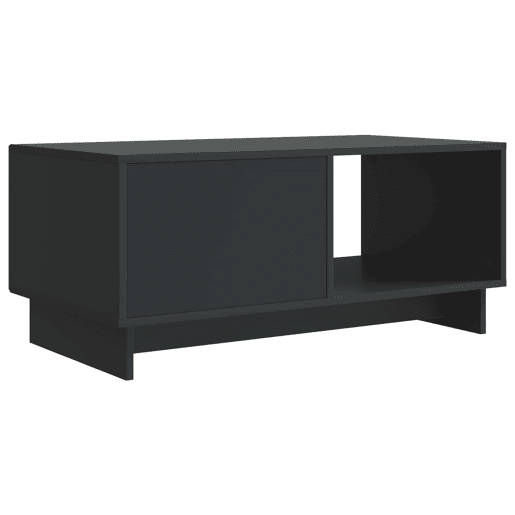 Mesa de Centro, Mesa baixa, Preto 90 x 50 x 40 cm Derivados de Madeira