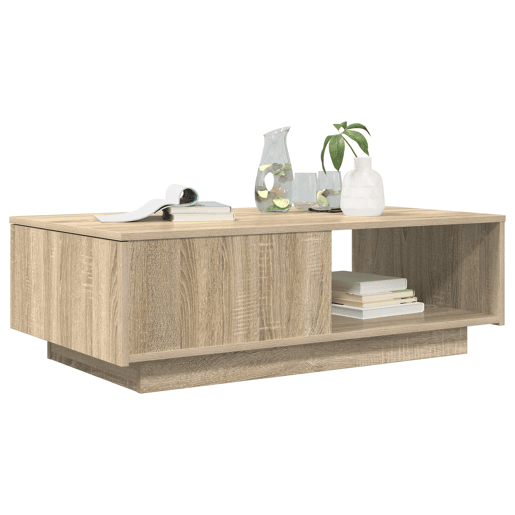 Mesa de Centro, Mesa baixa, com gaveta Carvalho Sonoma 95 x 55 x 31 cm