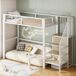 Cama alta para niños 95x255 Cama alta para niños 95x255 Blanco