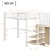 Cama alta para niños 95x255 Cama alta para niños 95x255 Blanco