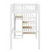 Cama alta para niños 95x255 Cama alta para niños 95x255 Blanco