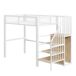 Cama alta para niños 95x255 Cama alta para niños 95x255 Blanco
