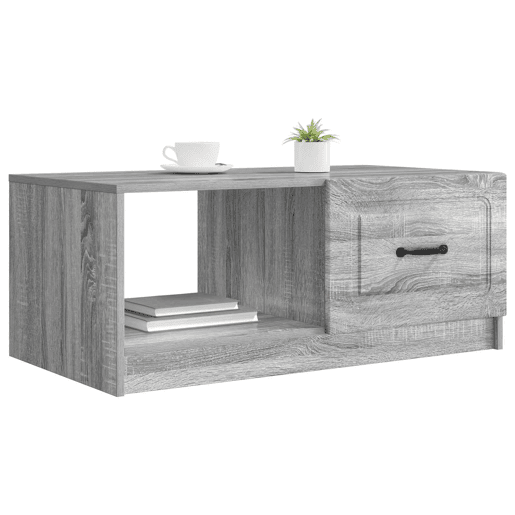 Mesa de Centro, Mesa baixa, Sonoma Cinzento 90 x 50 x 37 cm