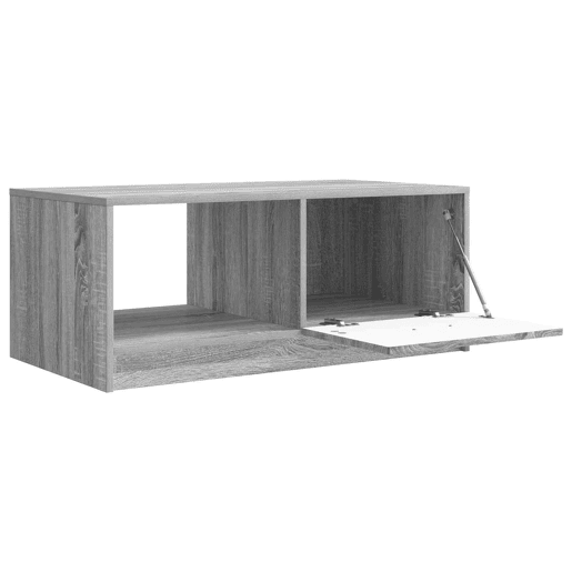 Mesa de Centro, Mesa baixa, Sonoma Cinzento 90 x 50 x 37 cm