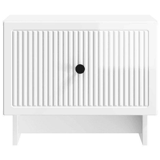 Mesa de Centro, Mesa baixa, com gaveta Branco Brilhante 49 x 50 x 40 cm