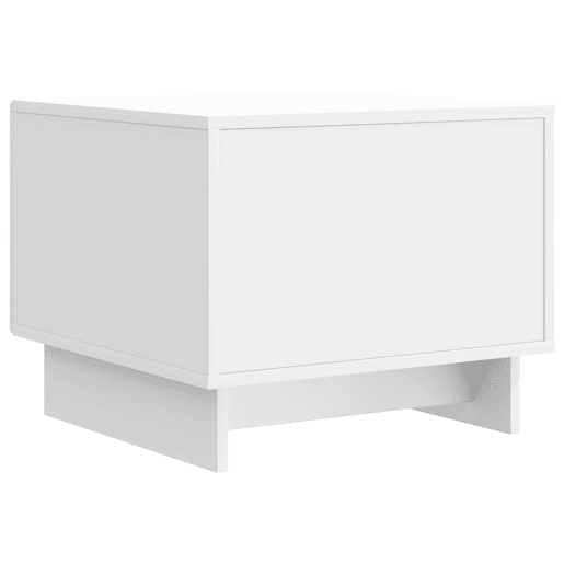Mesa de Centro, Mesa baixa, com gaveta Branco Brilhante 49 x 50 x 40 cm
