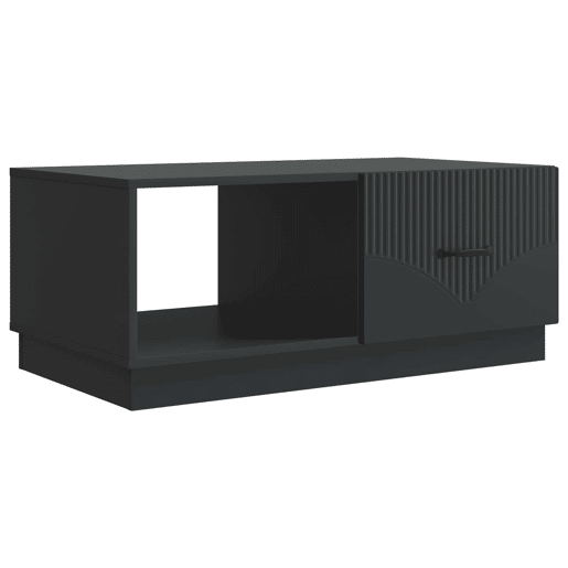 Mesa de Centro, Mesa baixa, Preto 90 x 50 x 37 cm Derivados de Madeira