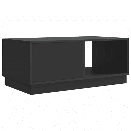 Mesa de Centro, Mesa baixa, Preto 90 x 50 x 37 cm Derivados de Madeira