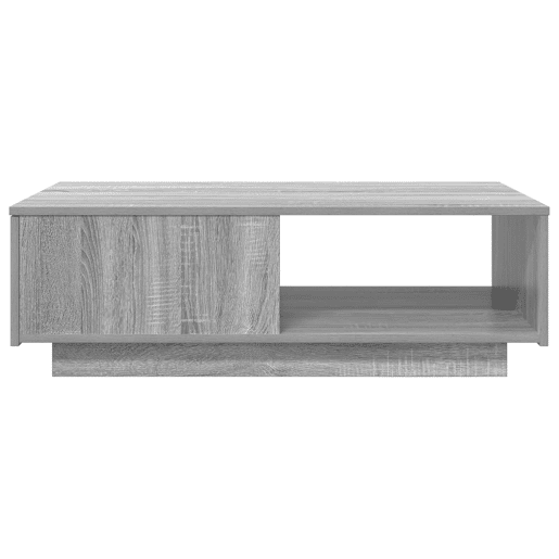 Mesa de Centro, Mesa baixa, Cinza Sonoma 95 x 55 x 31 cm Madeira processada