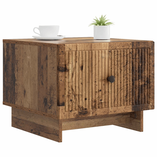 Mesa de Centro, Mesa baixa, com gaveta Madeira antiga 49 x 50 x 40 cm