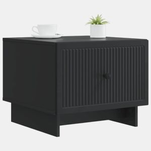 Mesa de Centro, Mesa baixa, Preto 49 x 50 x 40 cm Derivados de Madeira