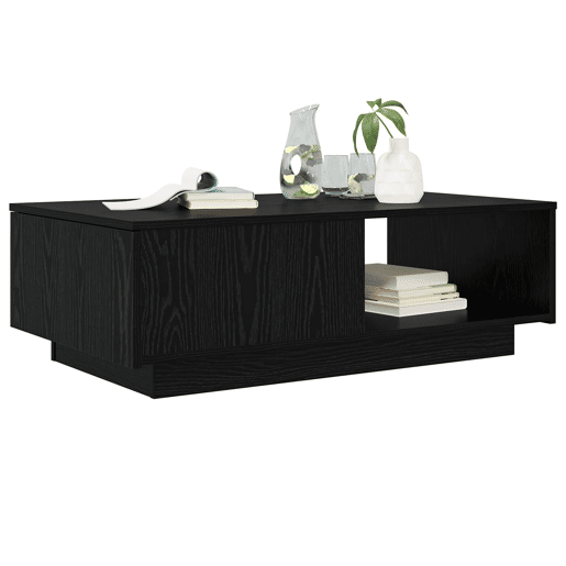 Mesa de Centro, Mesa baixa, com gaveta Carvalho Preto 95 x 55 x 31 cm
