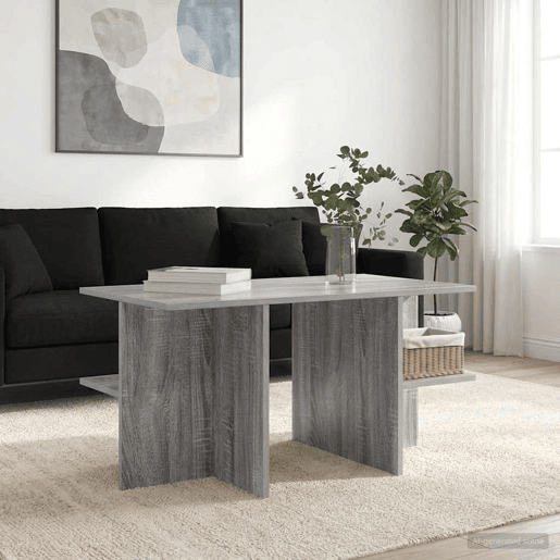 Mesa de Centro, Mesa baixa, Sonoma Cinzento 87 x 50 x 45 cm