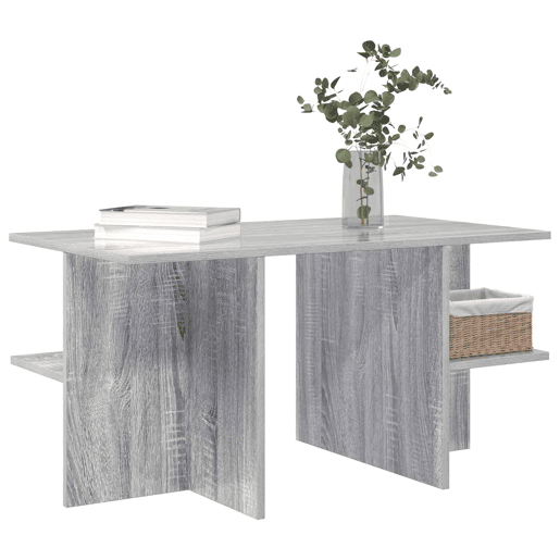 Mesa de Centro, Mesa baixa, Sonoma Cinzento 87 x 50 x 45 cm