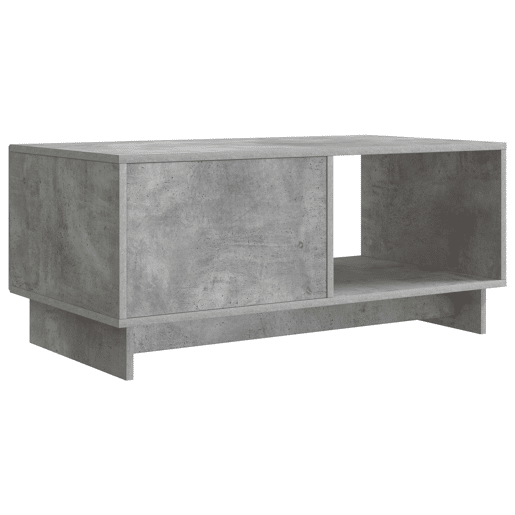 Mesa de Centro, Mesa baixa, Cinzento Cimento 90 x 50 x 40 cm