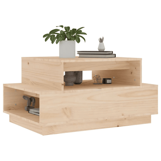 Mesa de Centro, Mesa baixa, 80x55x40,5 cm madeira de pinho maciça