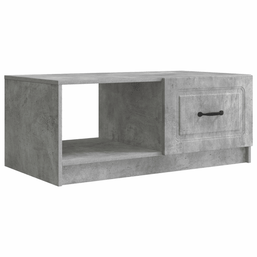 Mesa de Centro, Mesa baixa, Cinzento Cimento 90 x 50 x 37 cm