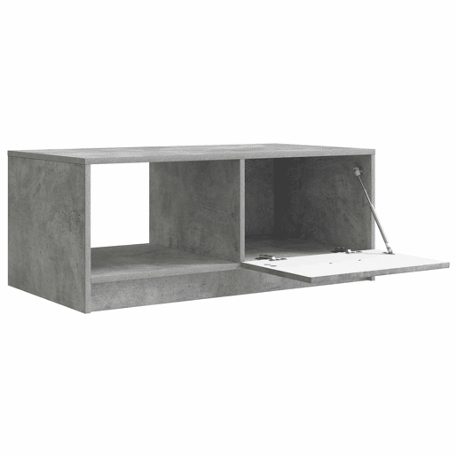 Mesa de Centro, Mesa baixa, Cinzento Cimento 90 x 50 x 37 cm