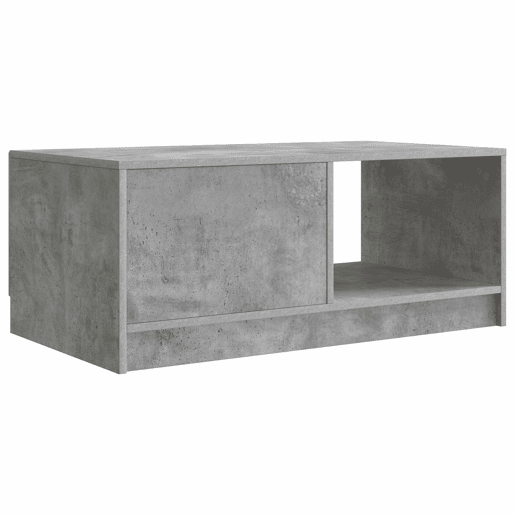 Mesa de Centro, Mesa baixa, Cinzento Cimento 90 x 50 x 37 cm