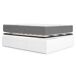 Pack Cama Alice, Colchón viscoelástico de Muelles Aurea, Somier Pack Cama Alice, Colchón viscoelástico de Muelles Aurea, Somier Blanco