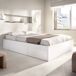 Pack Cama Alice, Colchón viscoelástico de Muelles Aurea, Somier Pack Cama Alice, Colchón viscoelástico de Muelles Aurea, Somier Blanco