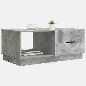 Mesa de Centro, Mesa baixa, Cinzento Cimento 90 x 50 x 37 cm