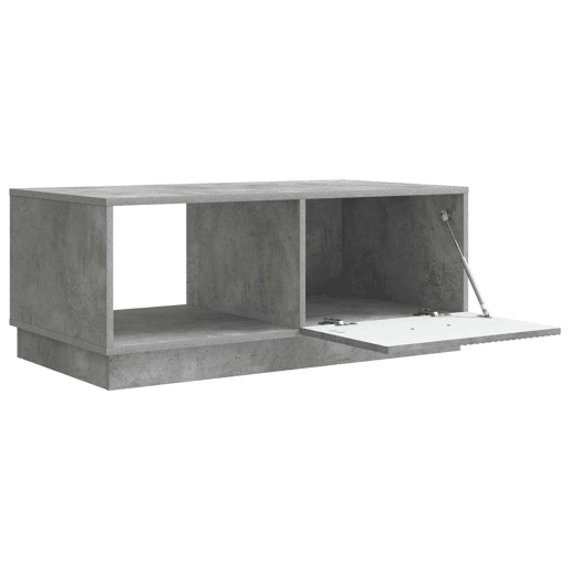 Mesa de Centro, Mesa baixa, Cinzento Cimento 90 x 50 x 37 cm