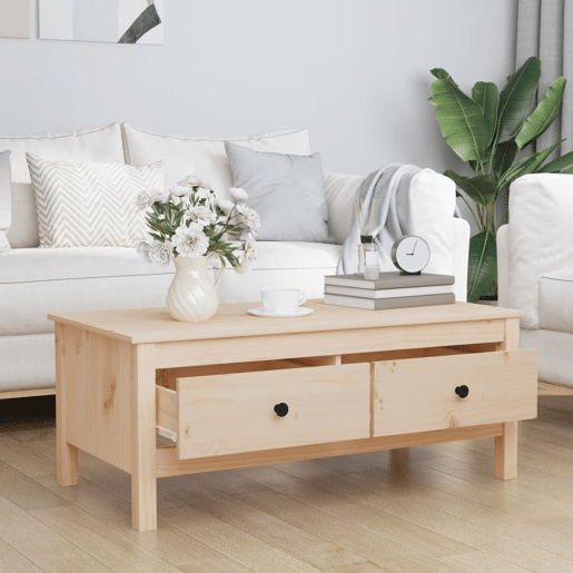 Mesa de Centro, Mesa baixa, 100x50x40 cm madeira de pinho maciça